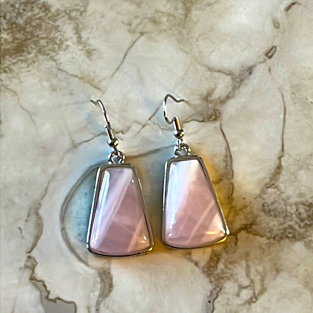 Rose Quartz Earrings